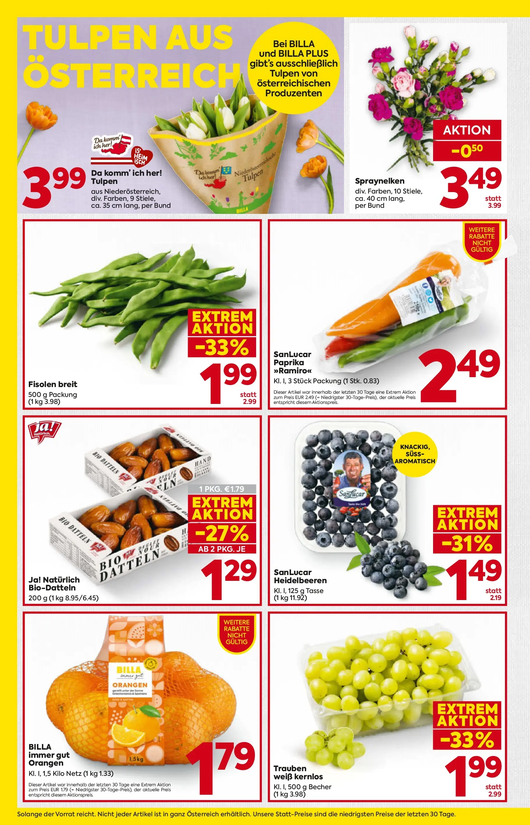 Billa - BILLA: Flugblatt gültig bei BILLA & BILLA PLUS ab 28.01.2026 - Angebote, Prospekt | Seite: 8 | Produkte: Orangen