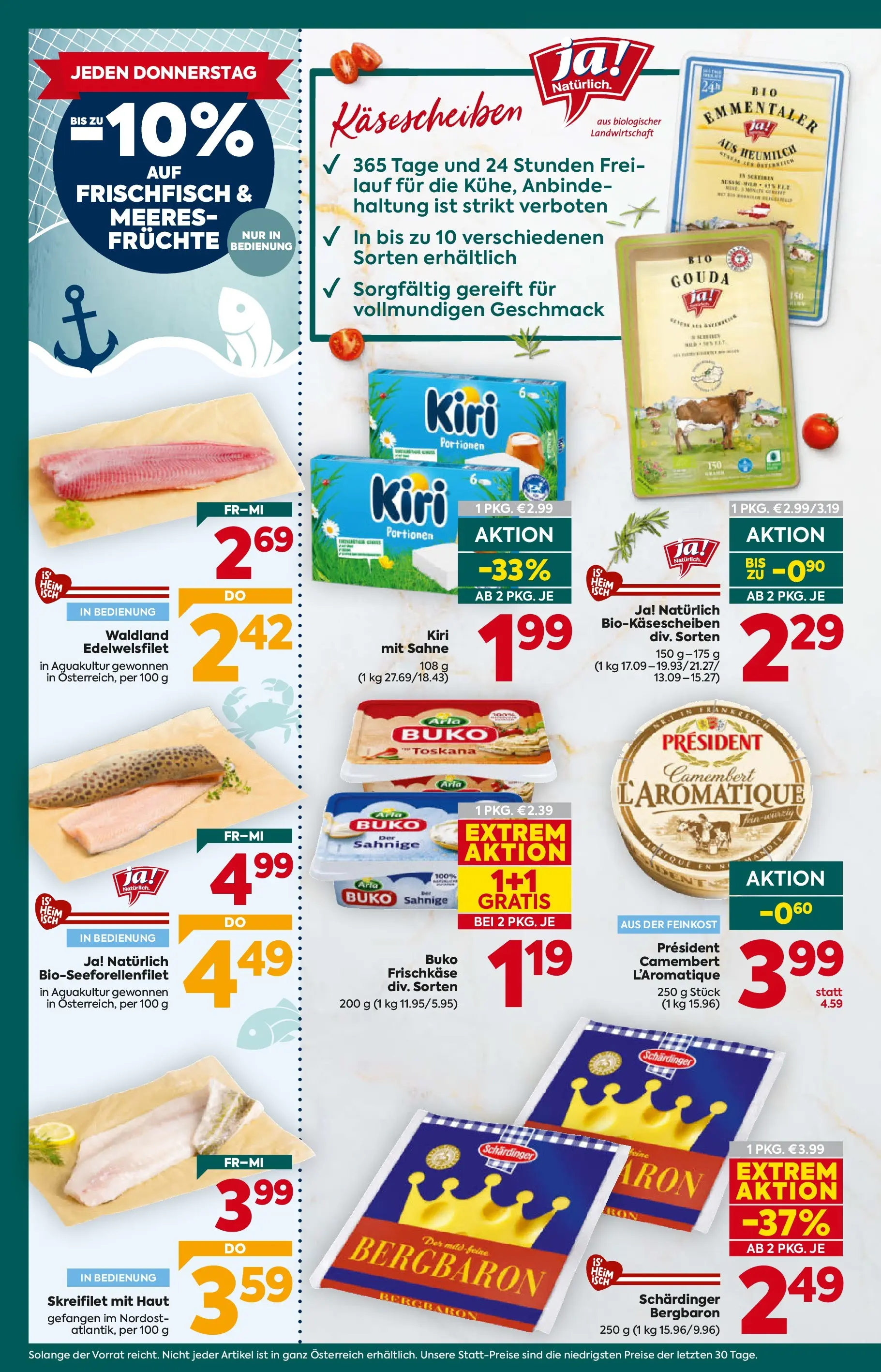 Billa Plus - BILLA PLUS: Flugblatt Oberösterreich von 28.01.2026 - Aktuelle Angebote | Seite: 12 | Produkte: Sahne