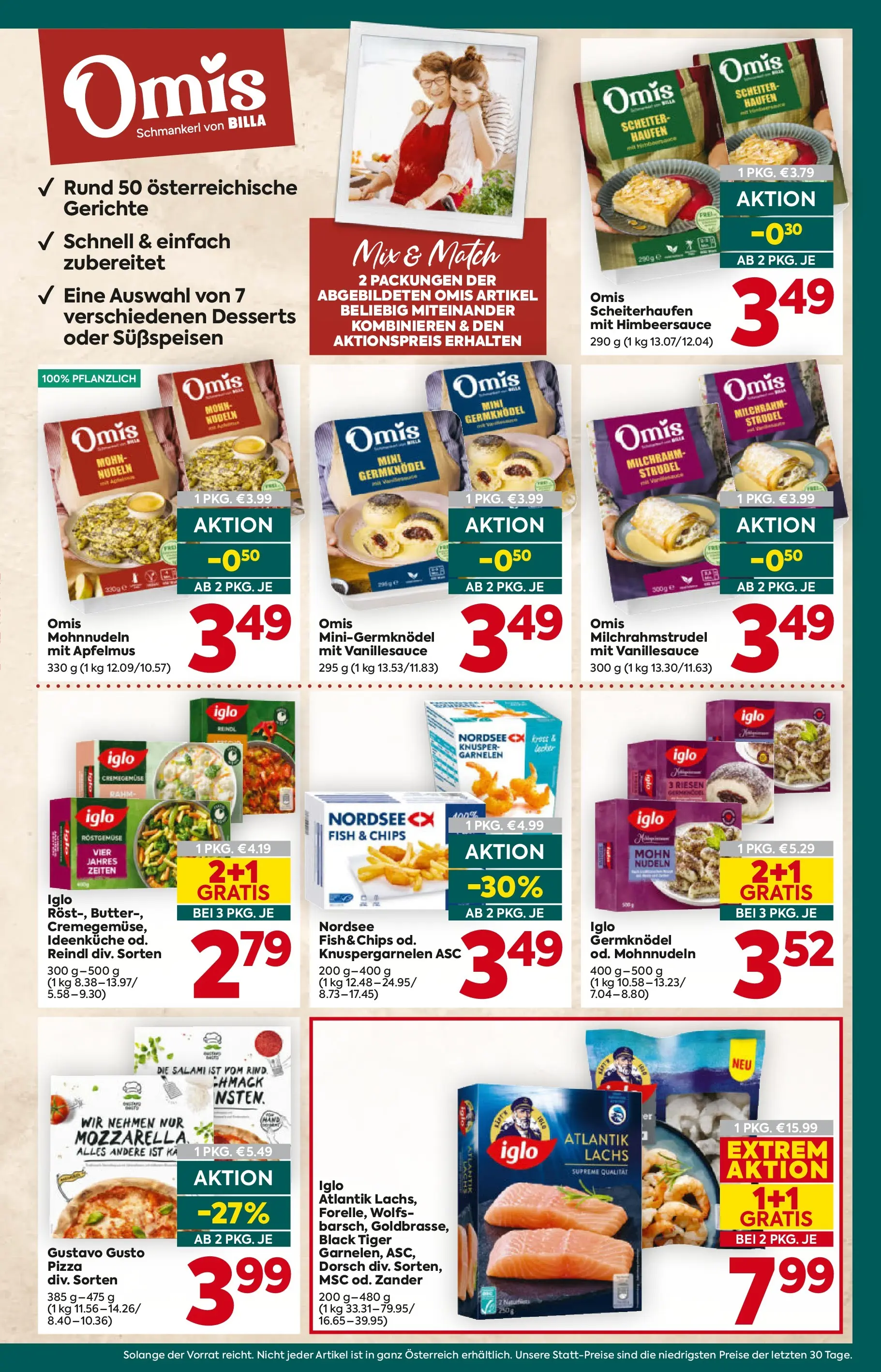 Billa Plus - BILLA PLUS: Flugblatt Oberösterreich von 28.01.2026 - Aktuelle Angebote | Seite: 15 | Produkte: Butter, Salami, Pizza, Nudeln