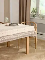 JYSK JYSK Покривка за маса BRUNMYRAK 140x240 цвят лате/кафява