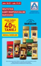 Kawy rozpuszczalne taniej w ALDI Aldi &ndash; do 31.01.2026