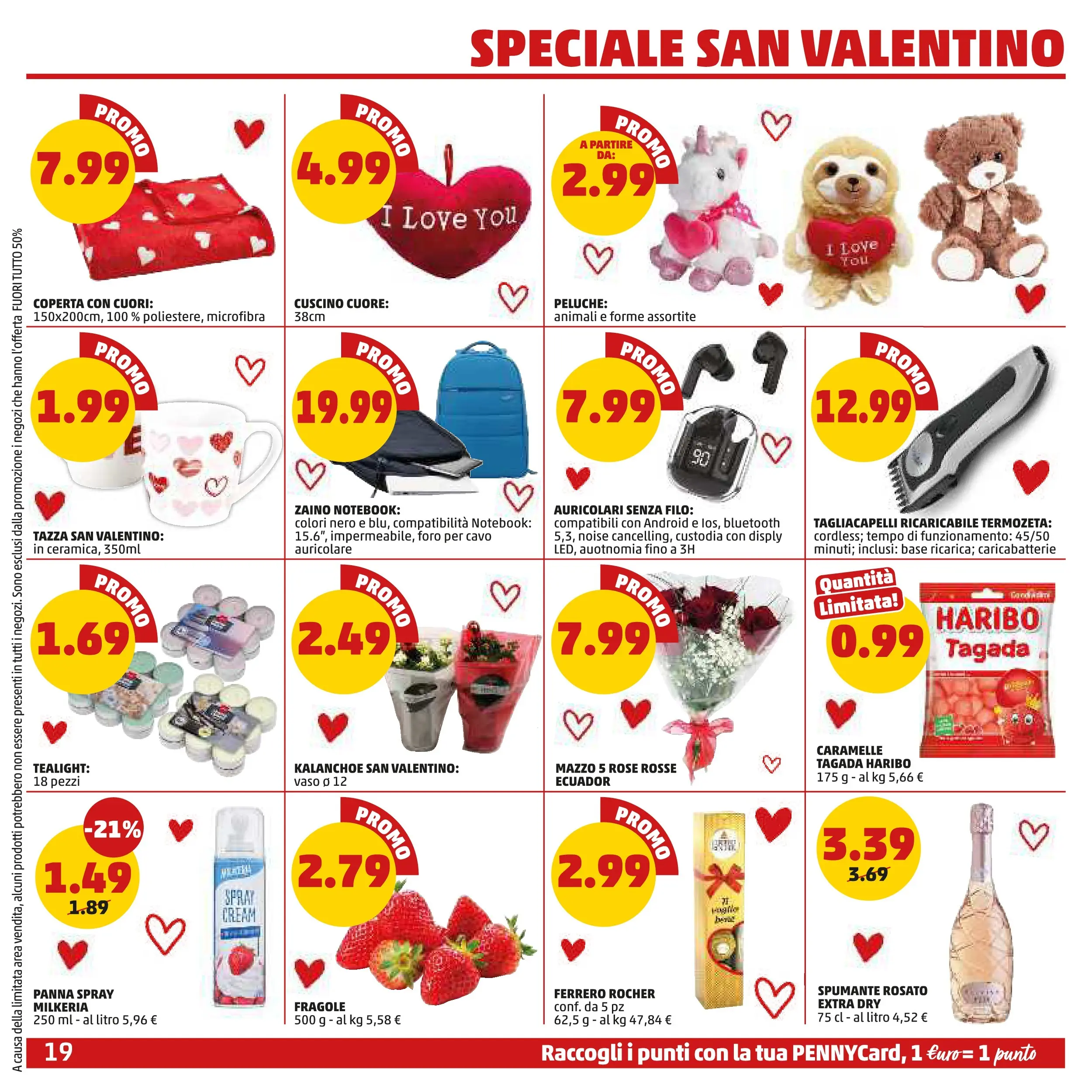 Volantino PENNY dal 28/01/2026 anteprima > (PENNY - Dal 29 gennaio all'8 febbraio) | Pagina: 19 | Prodotti: Caramelle, Fragole, Panna, Spumante