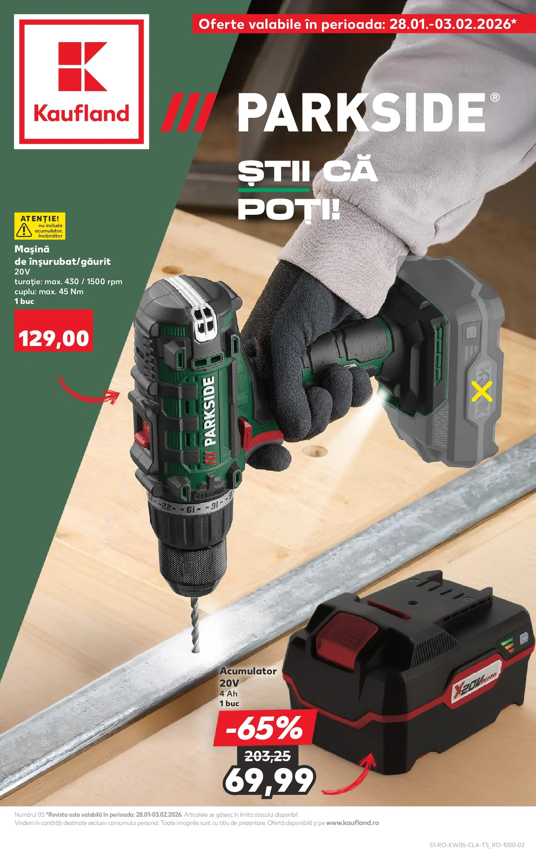 Catalog Kaufland - Domnesti 27.01.2026 - Revista si Oferta | Pagină: 1 | Produse: Încărcător