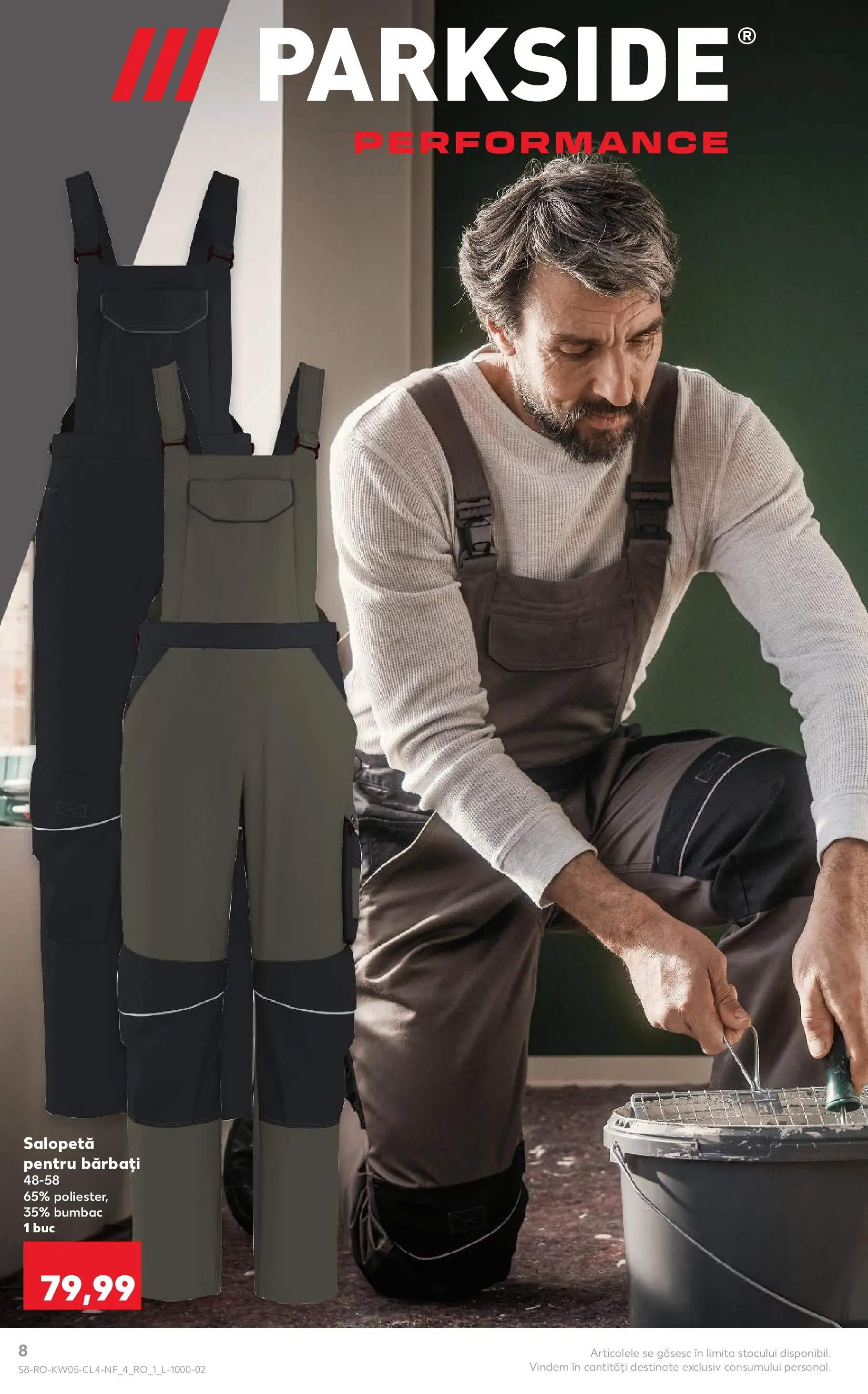 Catalog Kaufland - Domnesti 27.01.2026 - Revista si Oferta | Pagină: 8 | Produse: Salopetă