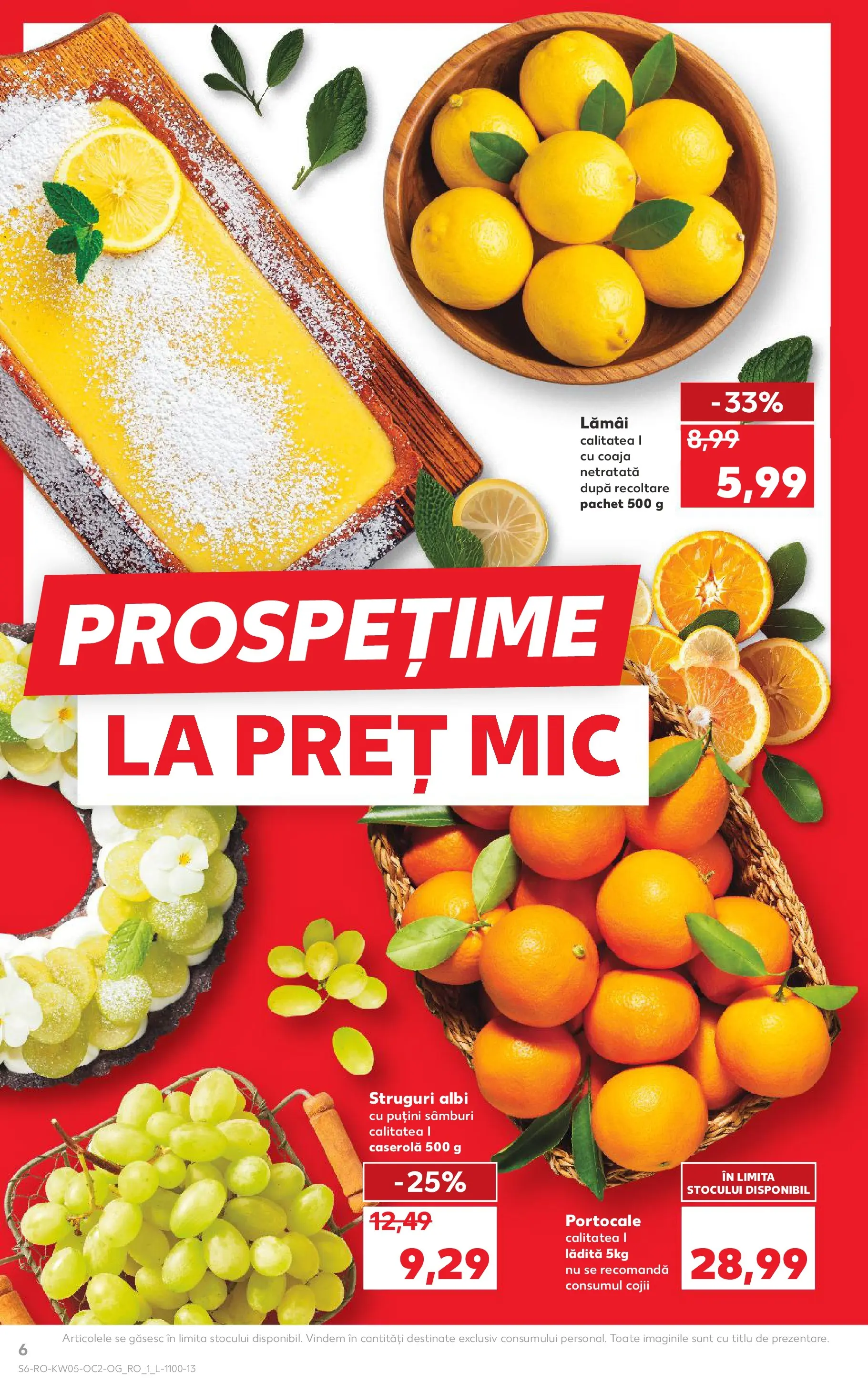 Catalog Kaufland - Arad 28.01.2026 - Revista si Oferta | Pagină: 6 | Produse: Struguri, Portocale