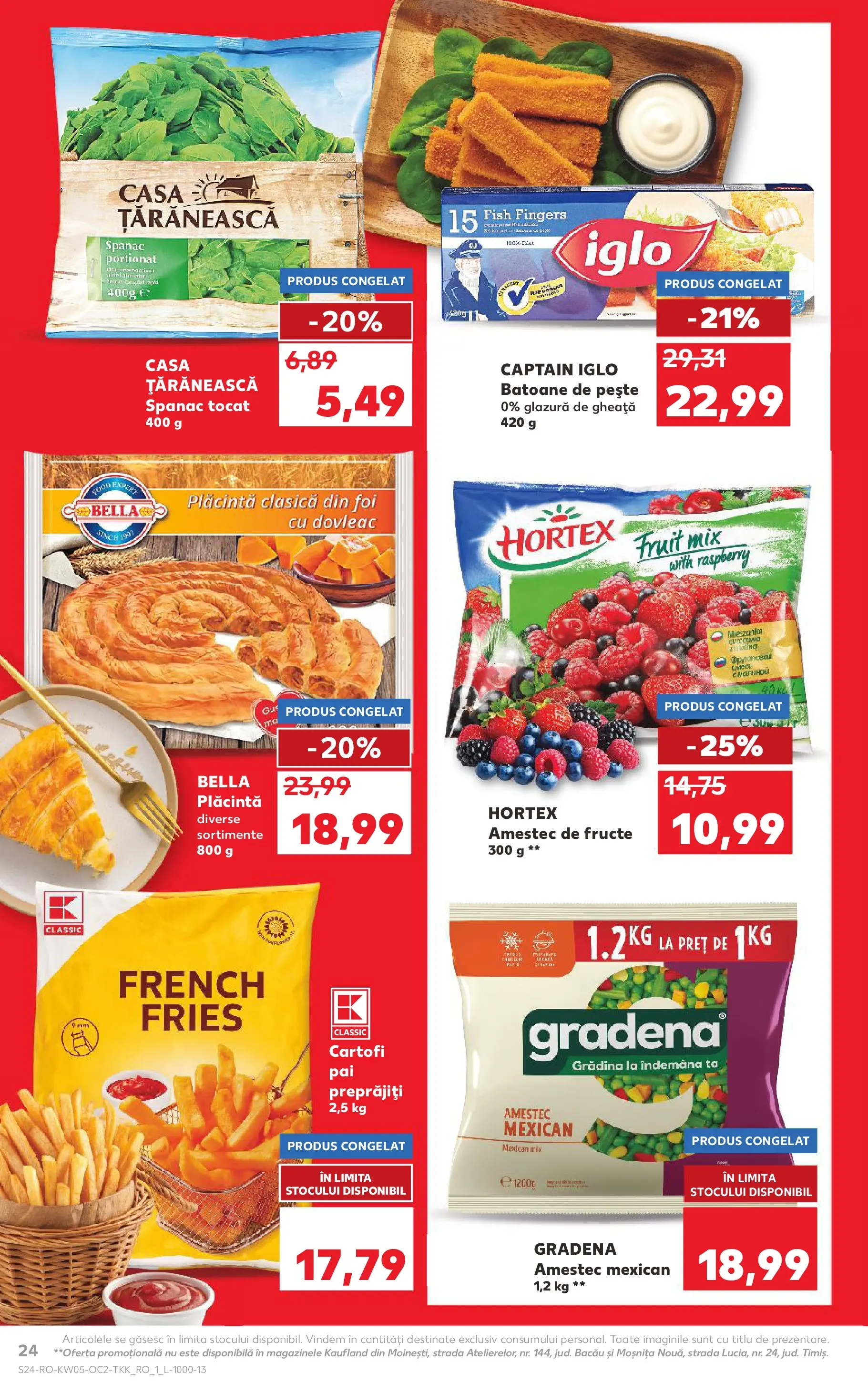 Catalog Kaufland - Domnesti 28.01.2026 - Revista si Oferta | Pagină: 24 | Produse: Dovleac, Marker kalem, Pește, Fructe