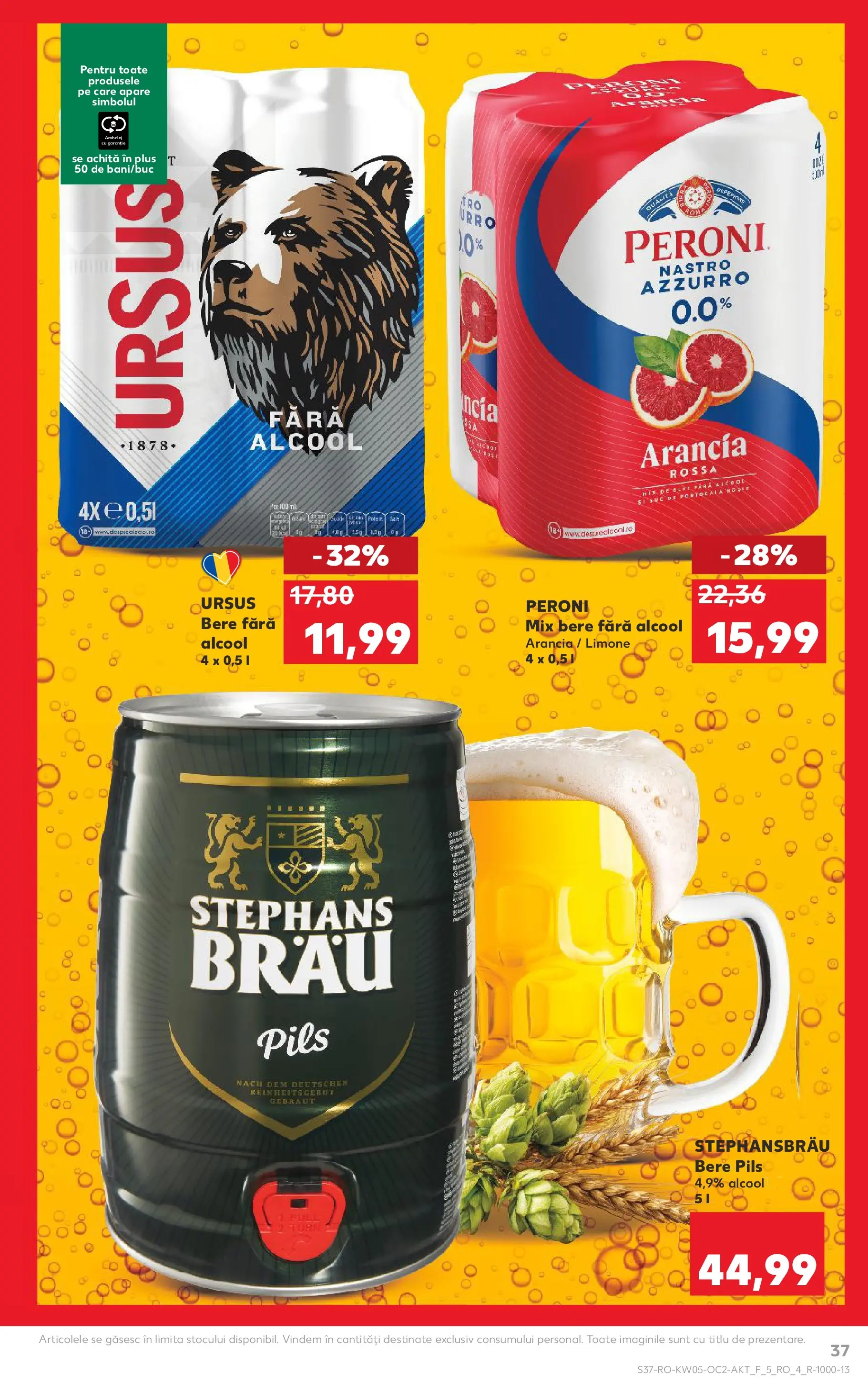 Catalog Kaufland - Domnesti 28.01.2026 - Revista si Oferta | Pagină: 37 | Produse: Pară, Bere