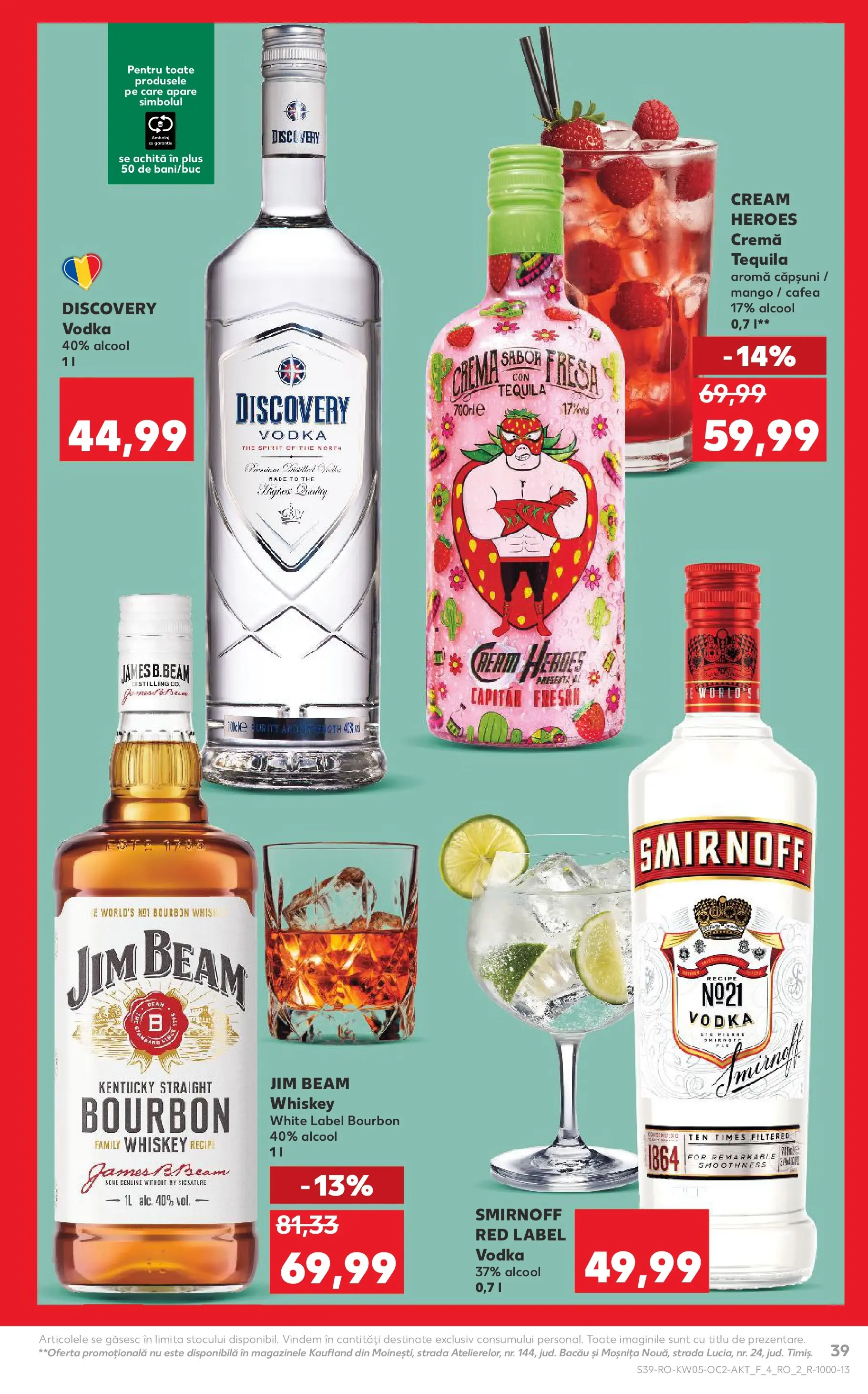 Catalog Kaufland - Domnesti 28.01.2026 - Revista si Oferta | Pagină: 39 | Produse: Bourbon, Căpșuni, Whiskey, Mango