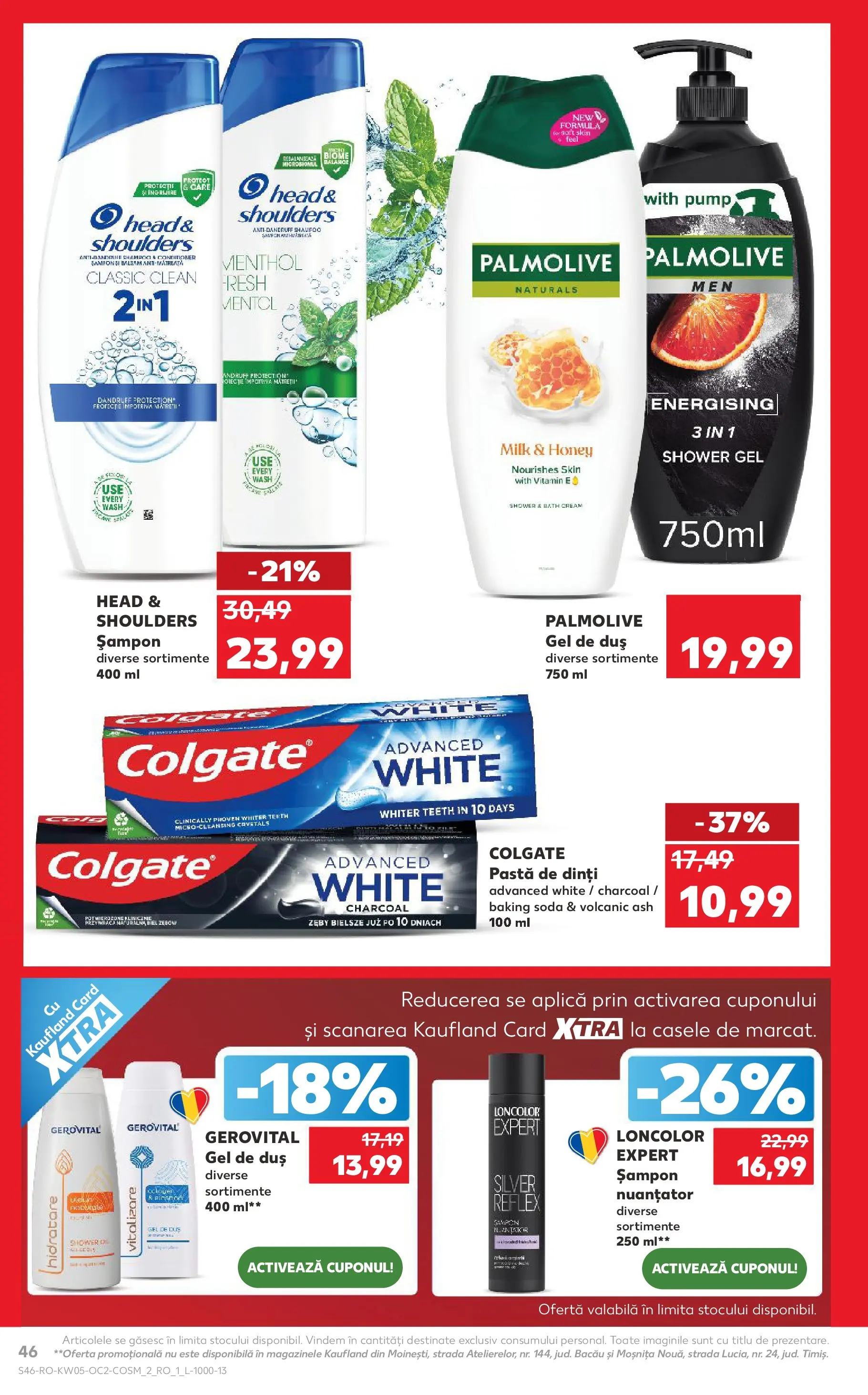 Catalog Kaufland - Domnesti 28.01.2026 - Revista si Oferta | Pagină: 46 | Produse: Pomelo, Șampon, Balsam, Gel de duș