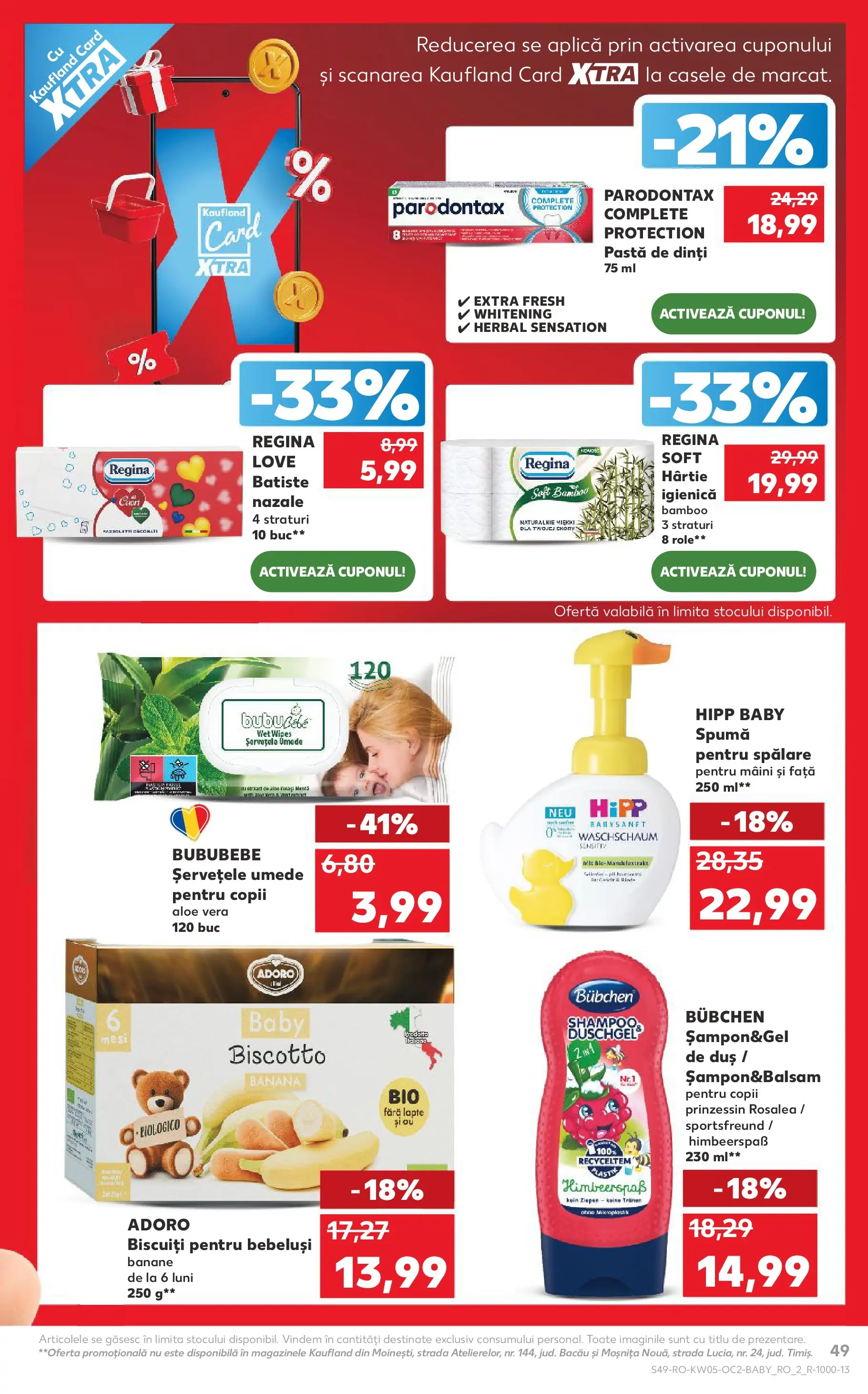 Catalog Kaufland - Domnesti 28.01.2026 - Revista si Oferta | Pagină: 49 | Produse: Aloe vera, Duș, Șervețele umede, Yaşlı Köpek Konservesi