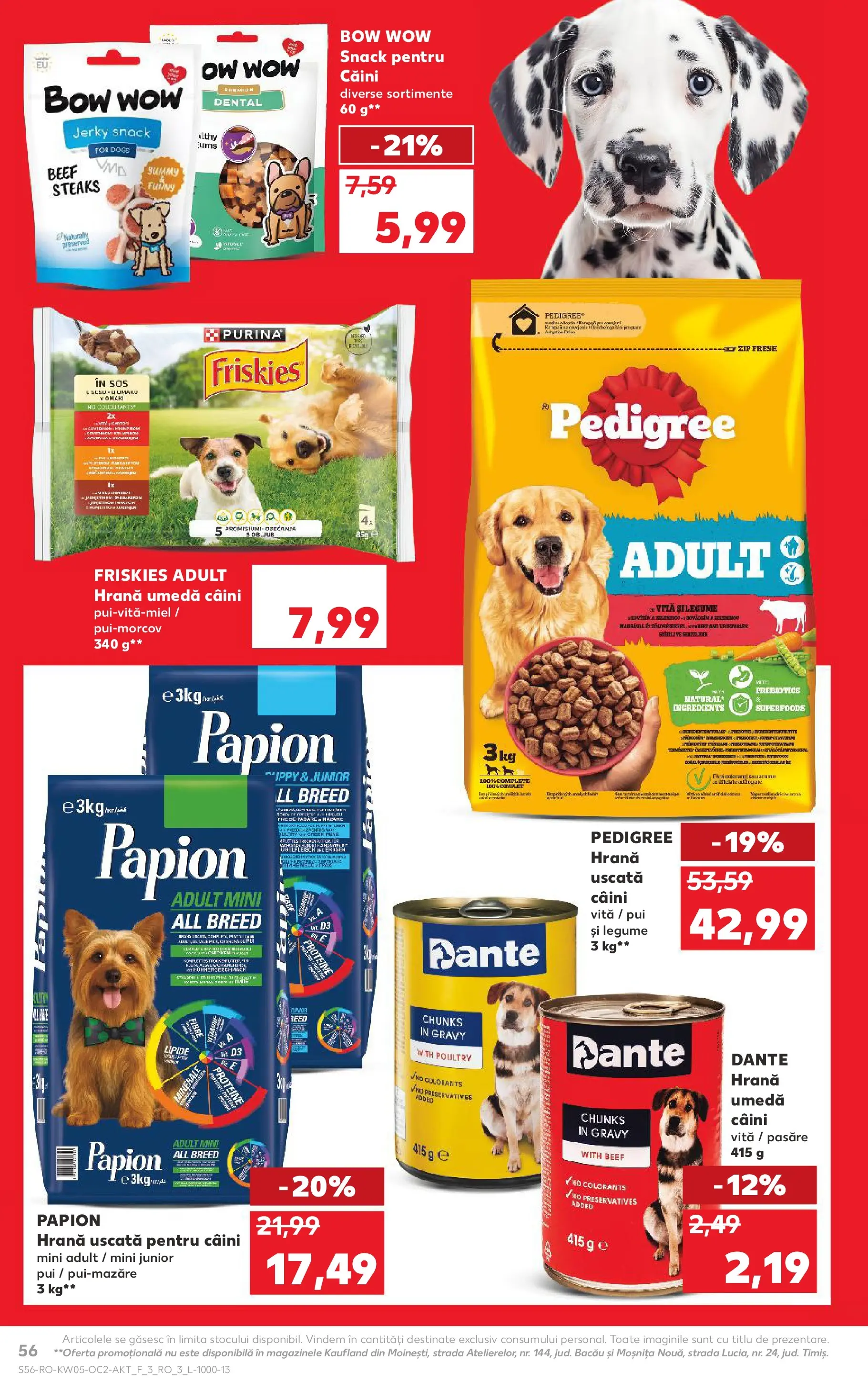 Catalog Kaufland - Domnesti 28.01.2026 - Revista si Oferta | Pagină: 56 | Produse: Masaüstü kılıfı, Hacıyatmaz Kedi Oyuncağı, Legume, Sos
