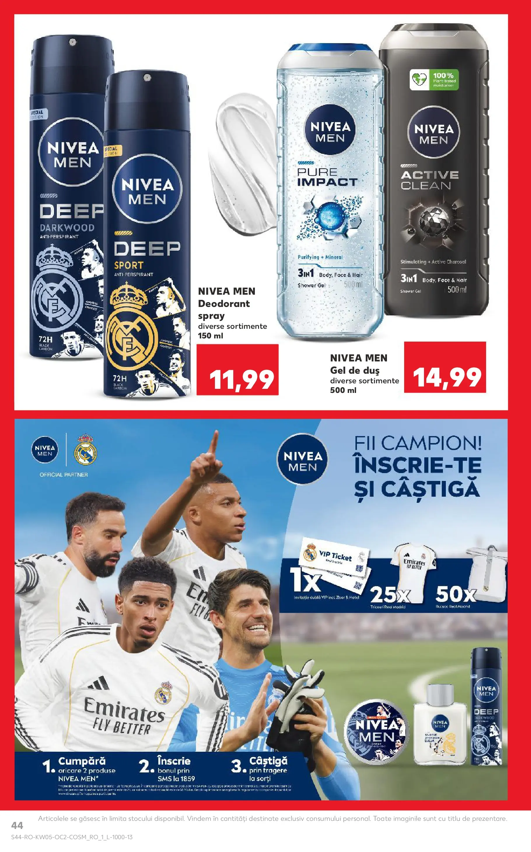 Catalog Kaufland - Domnesti 28.01.2026 - Revista si Oferta | Pagină: 44 | Produse: Pomelo, Duș, Peluş Köpek Yatağı, Antiperspirant