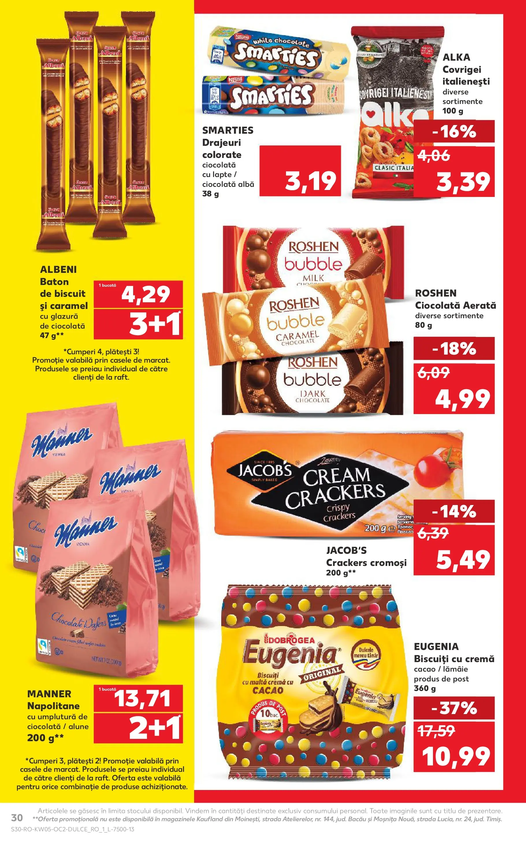 Catalog Kaufland - Viseu de Sus 28.01.2026 - Revista si Oferta | Pagină: 30 | Produse: Alune, Covrigei, Köpek çiti, Cacao