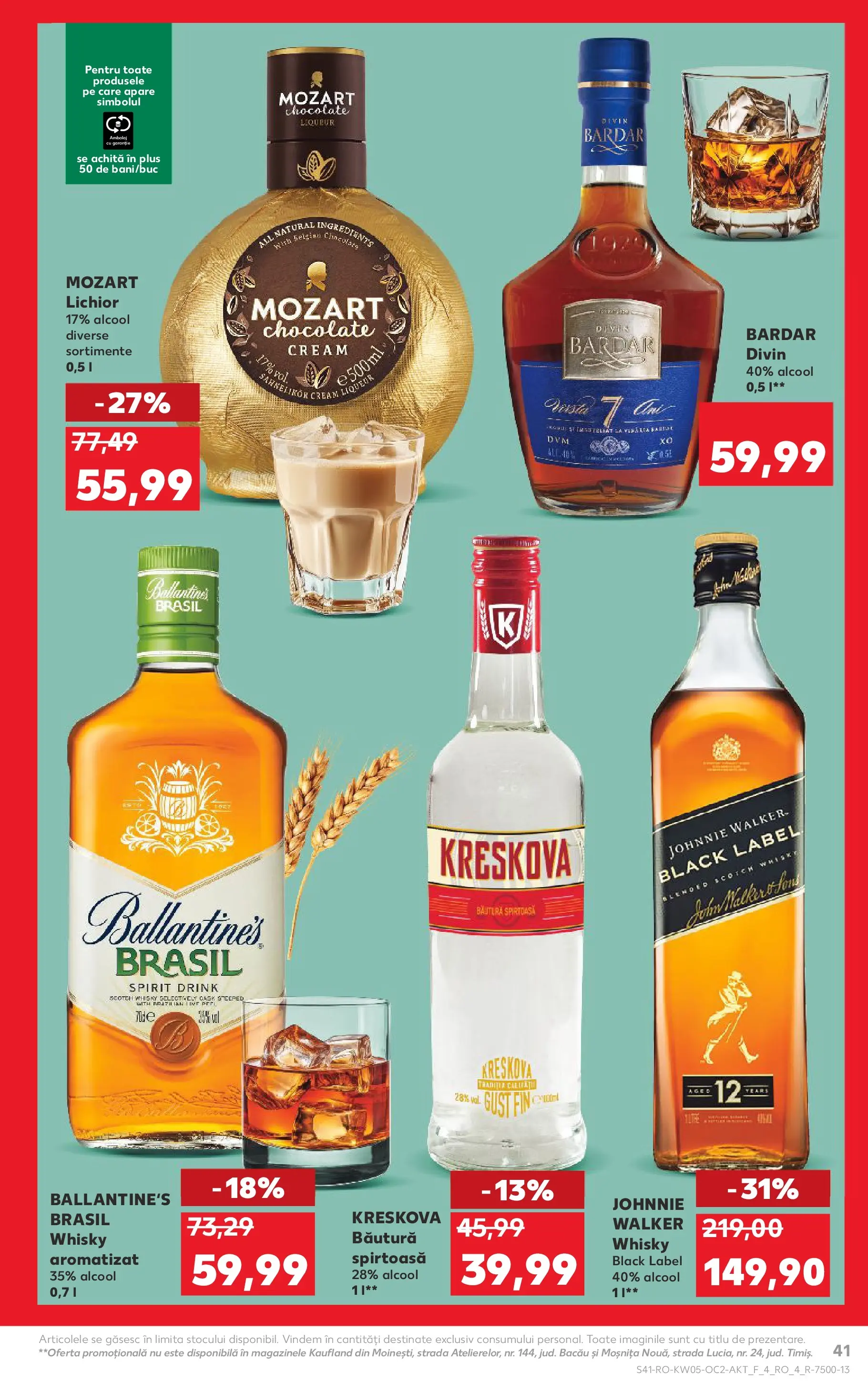 Catalog Kaufland - Viseu de Sus 28.01.2026 - Revista si Oferta | Pagină: 41 | Produse: Lichior