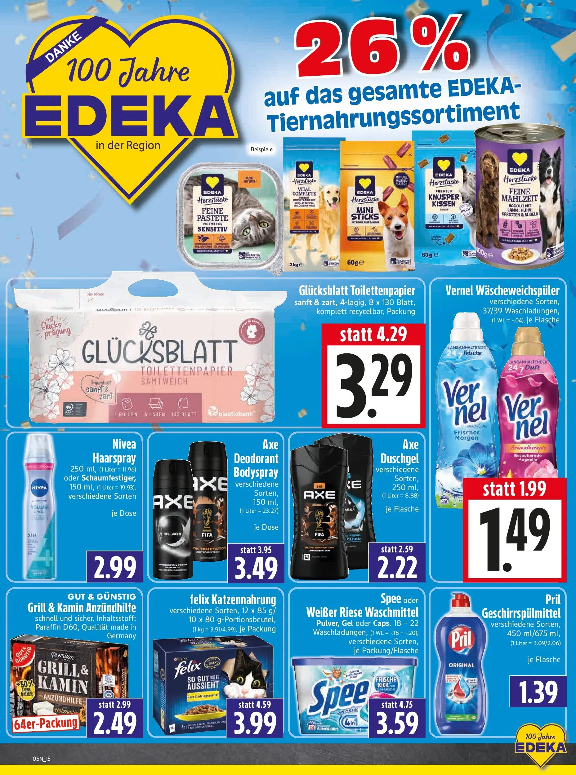 Entdecke - Edeka Hahner: Wochenangebote (ab 25.01.2026) zum Blättern | Seite: 17 | Produkte: Pute, Kamin, Spee, Pril