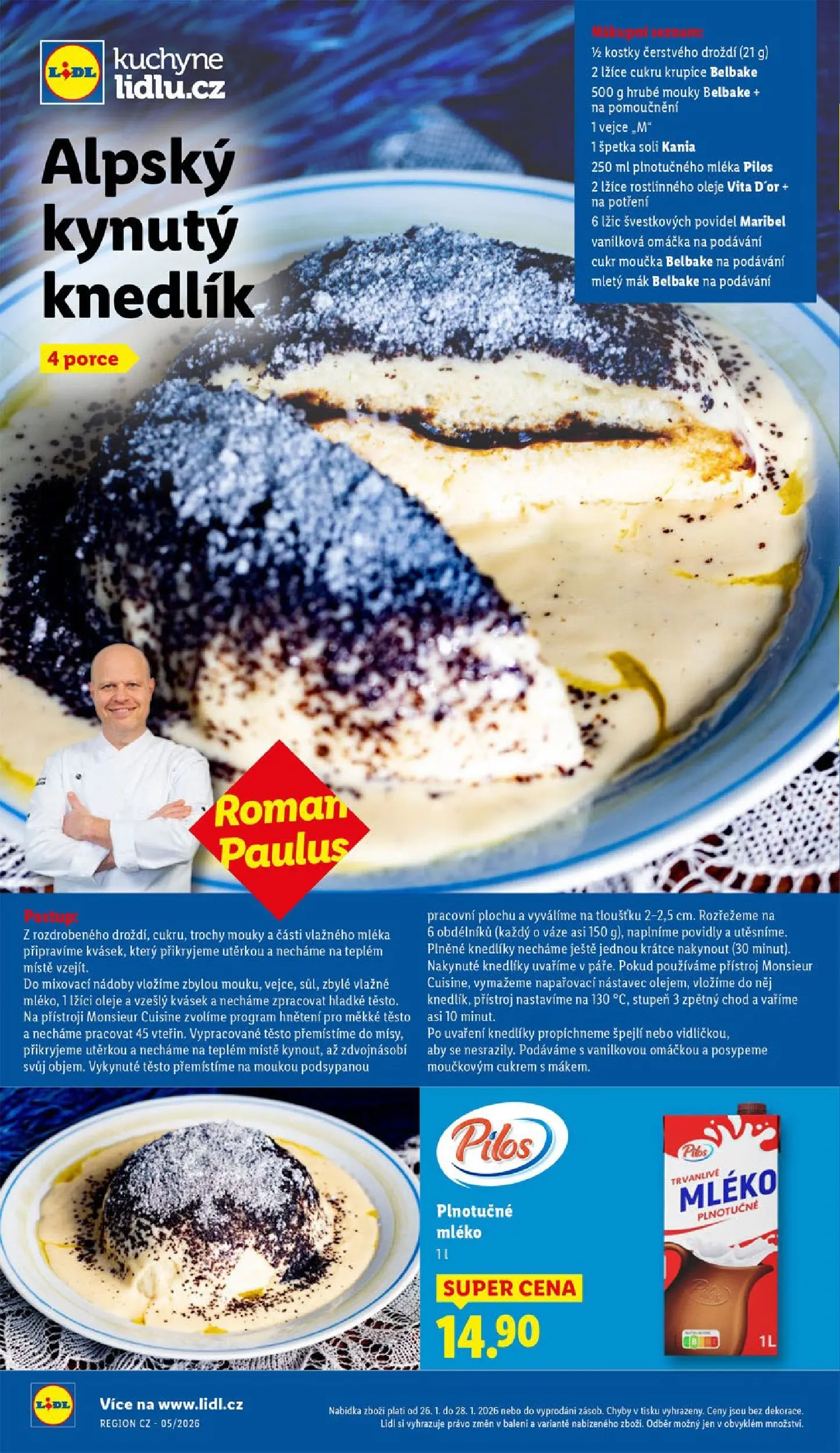 Lidl leták od 25.01.2026 - Nový akční leták | Strana: 40 | Produkty: Krupice, Kostky, Cukr moučka, Kuchyně