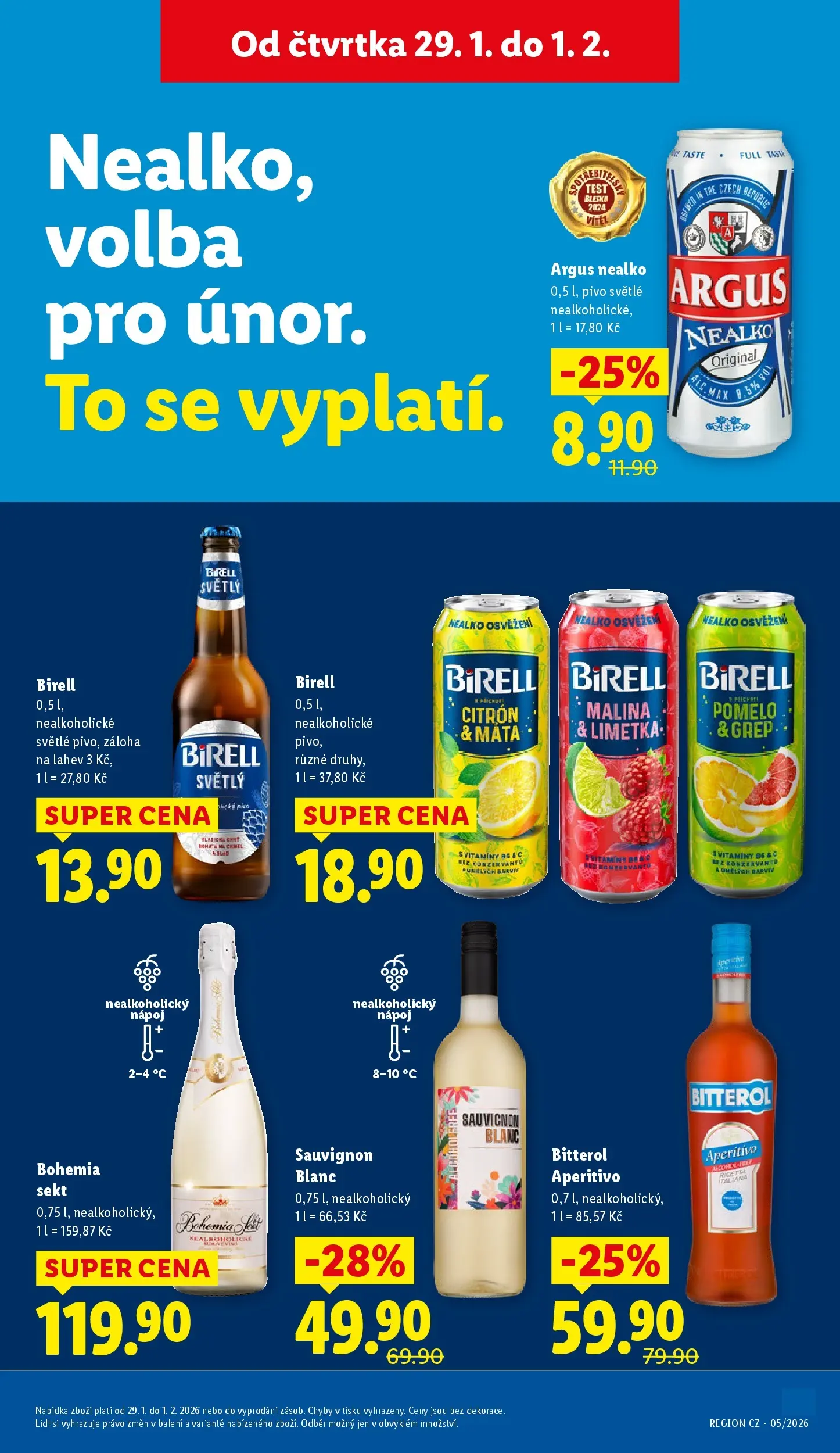 Lidl leták od 28.01.2026 - Nový akční leták | Strana: 23 | Produkty: Sekt, Bitterol, Aperitivo, Citron