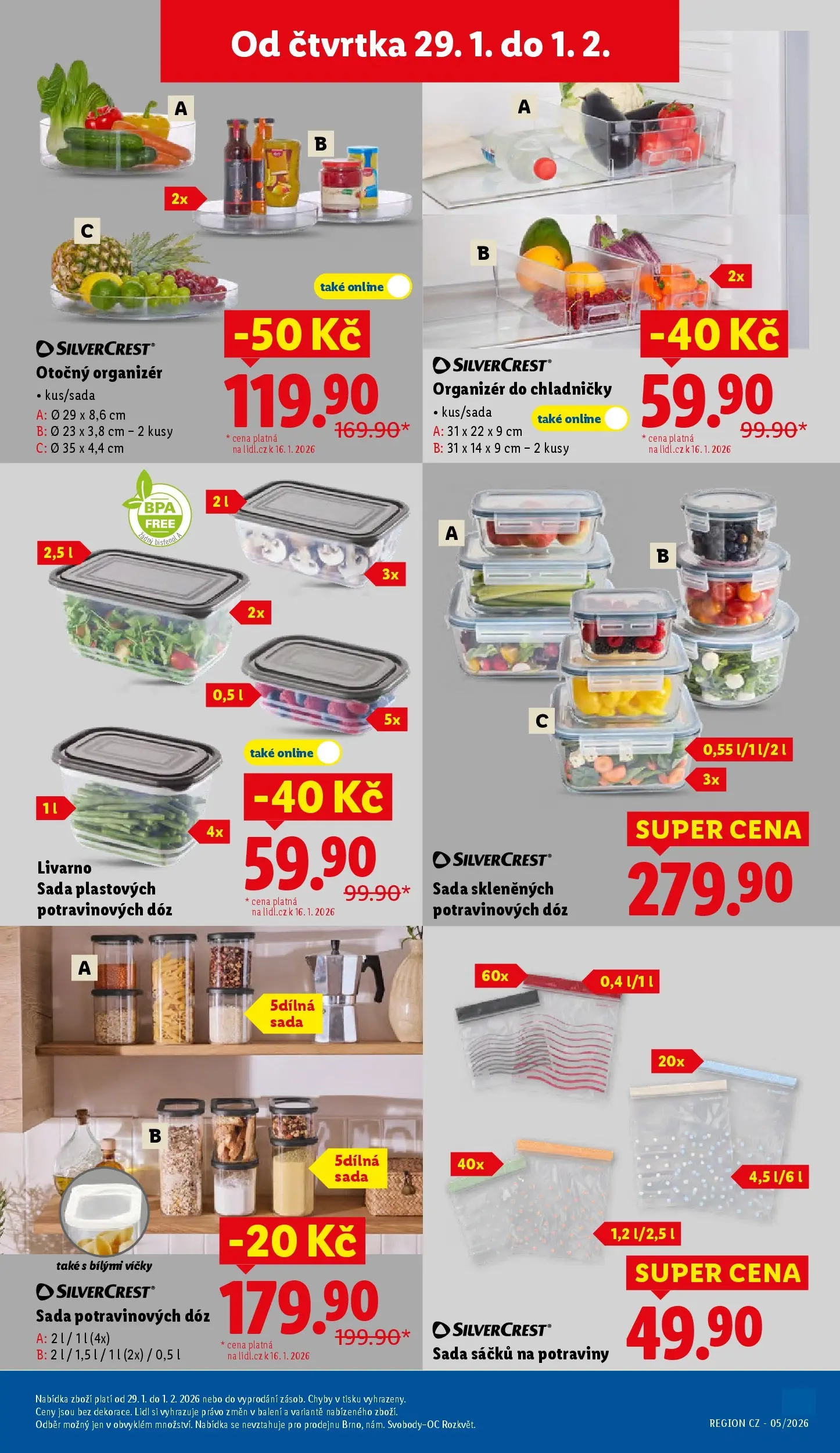 Lidl leták od 28.01.2026 - Nový akční leták | Strana: 33 | Produkty: Organizér, Potraviny