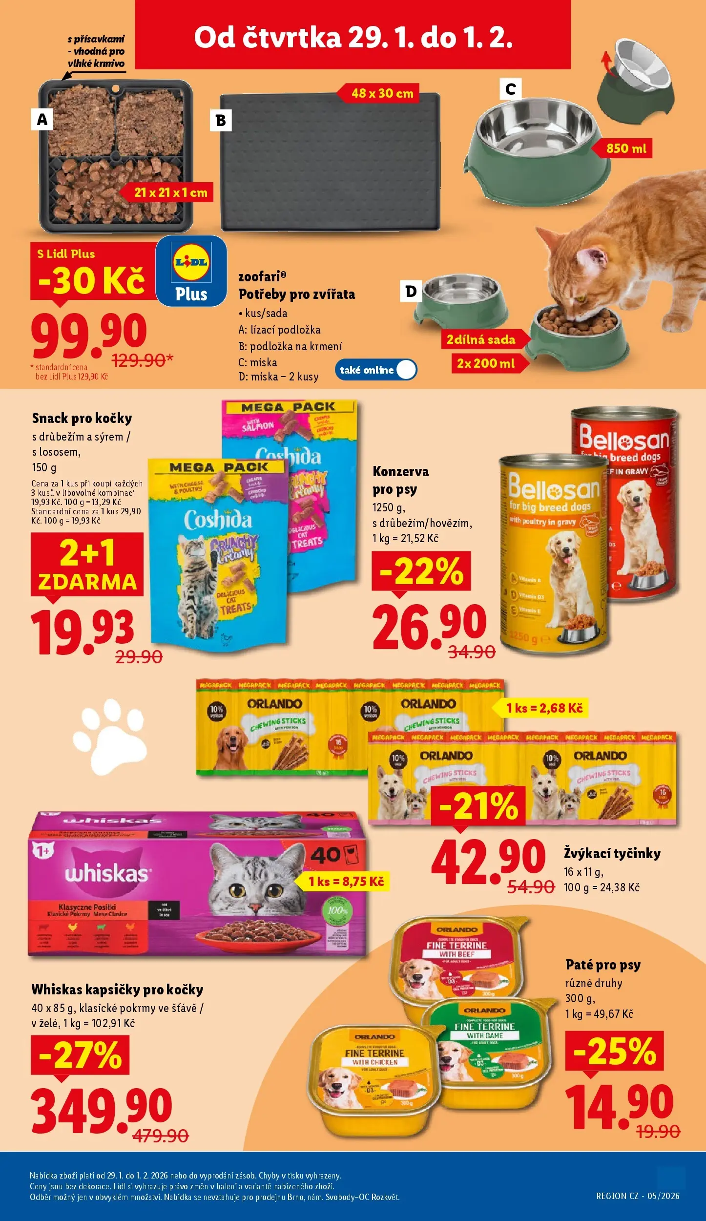 Lidl leták od 28.01.2026 - Nový akční leták | Strana: 37 | Produkty: Whiskas, Tyčinky, Miska, Konzerva pro psy