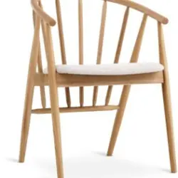 JYSK Scaun LYKSBORG stejar natur/alb