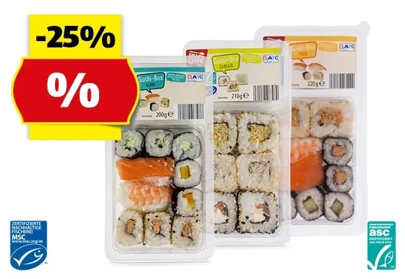 SNACK TIME Sushi Box, 220 g/210 g/200 g