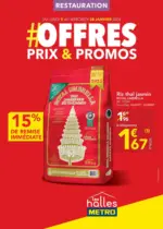 Metro S&eacute;lection promos Restauration - au 28.01.2026