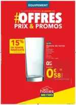 Metro Offres Prix Promos Equipement - au 28.01.2026