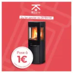 Kbane La pose de votre po&ecirc;le &agrave; bois pour 1&euro;* - au 28.02.2026