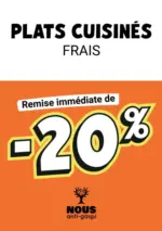 Nous anti gaspi Remise imm&eacute;diate sur les plats cuisin&eacute;s jusqu'au 25 janvier ! - au 25.01.2026