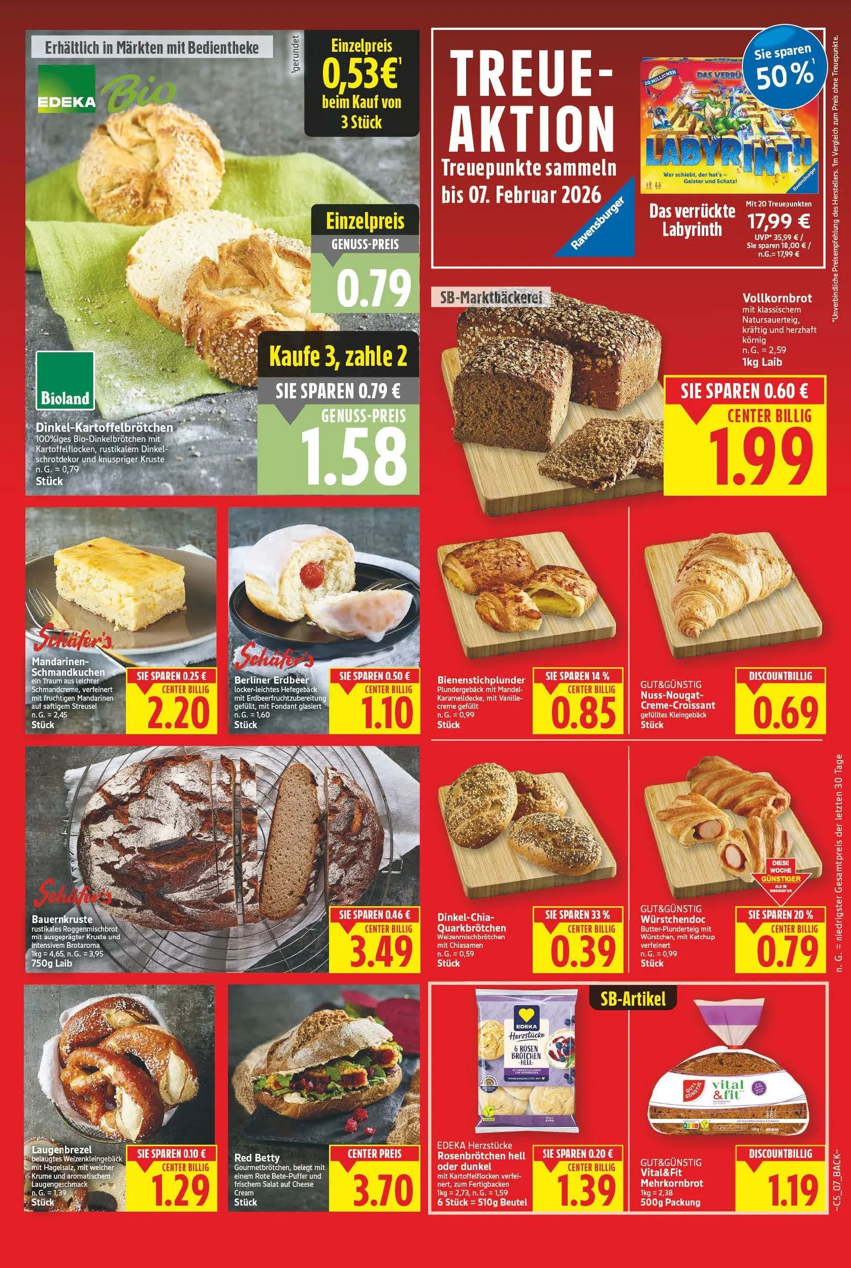E center - Wochenangebote (ab 10.05.2026) zum Blättern | Seite: 7 | Produkte: Vollkornbrot, Mandarinen, Ketchup, Salat
