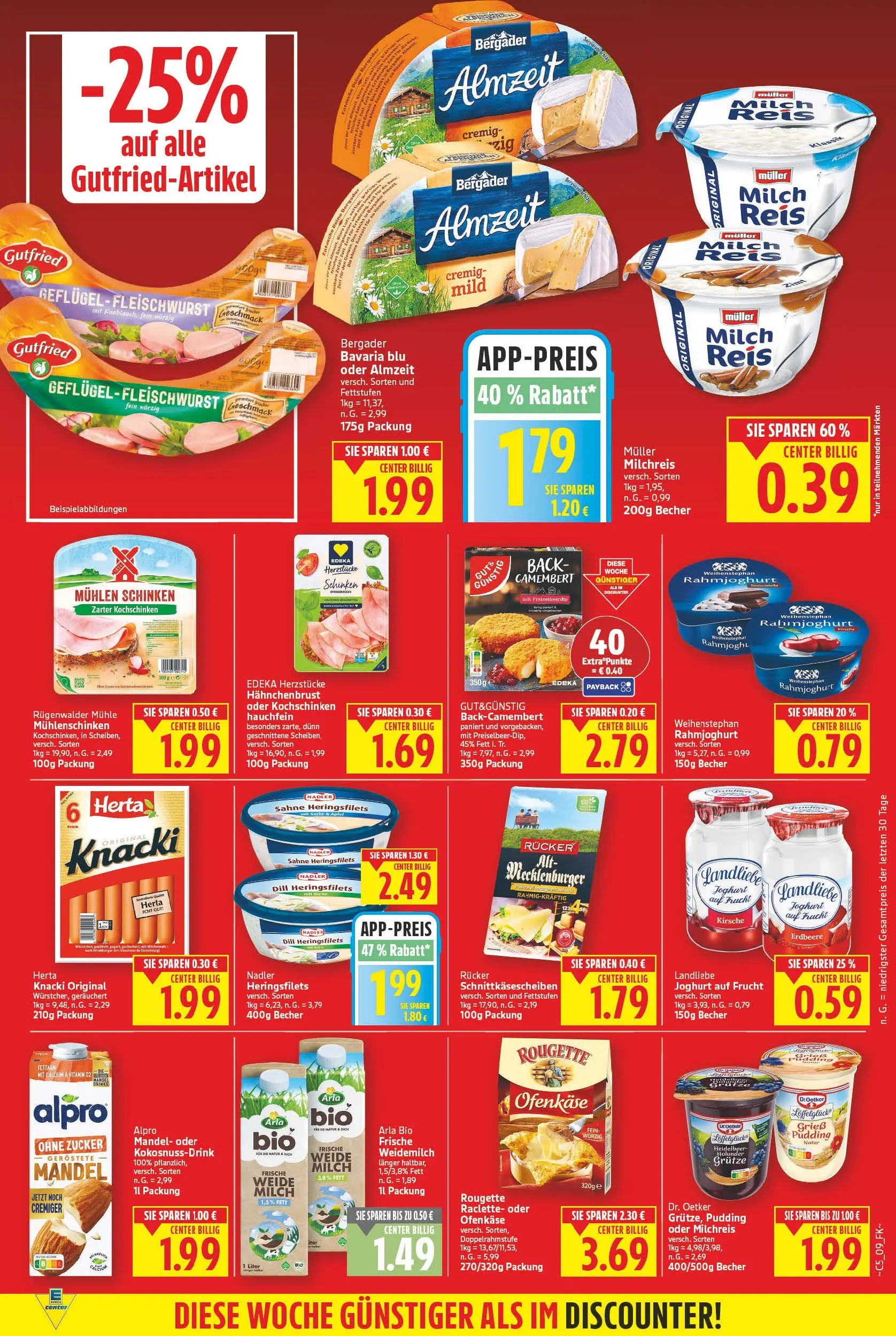 E center - Wochenangebote (ab 10.05.2026) zum Blättern | Seite: 9 | Produkte: Pudding, Zucker, Dill, Reis