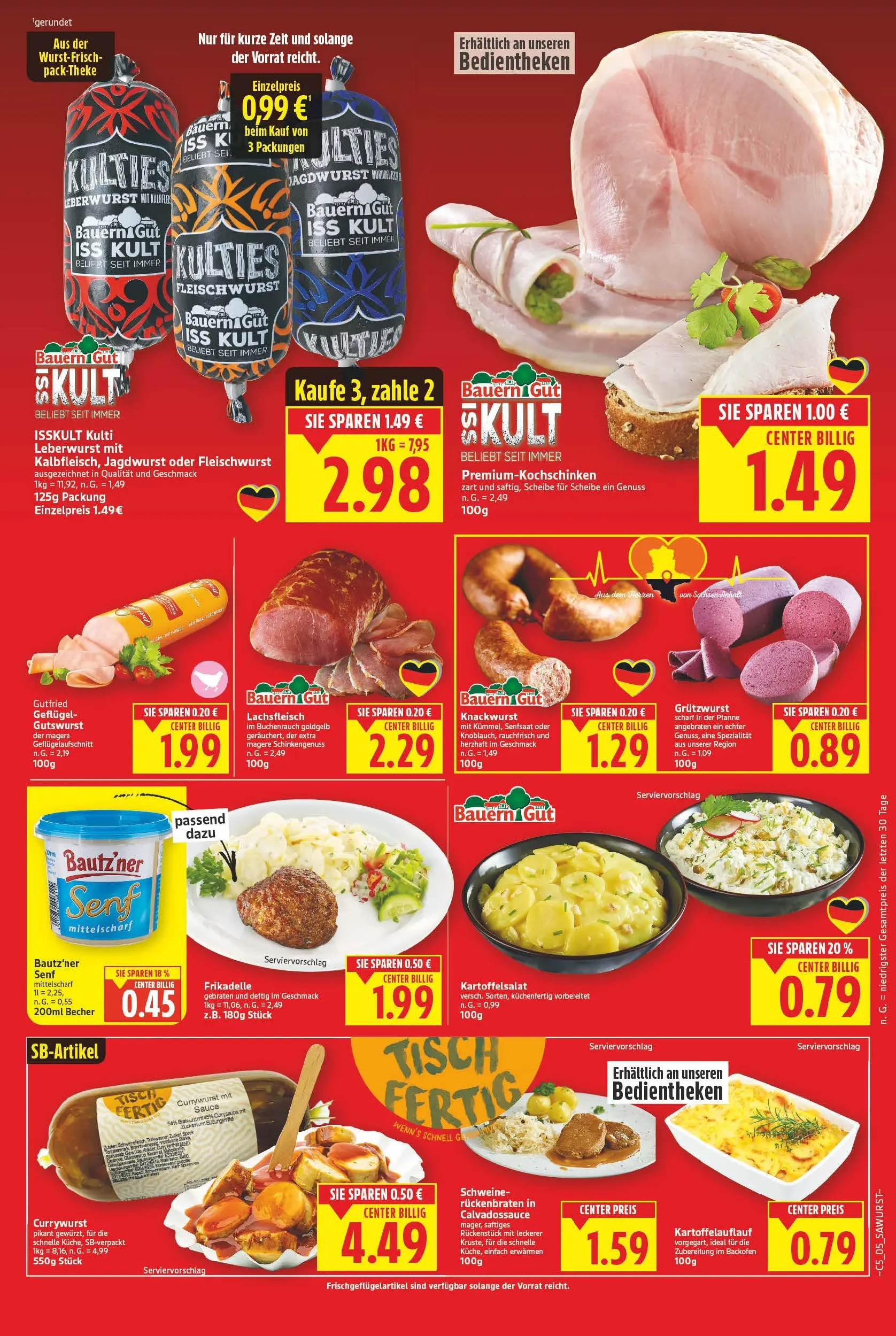 E center - Wochenangebote (ab 10.05.2026) zum Blättern | Seite: 5 | Produkte: Tisch, Backofen, Schweinefleisch