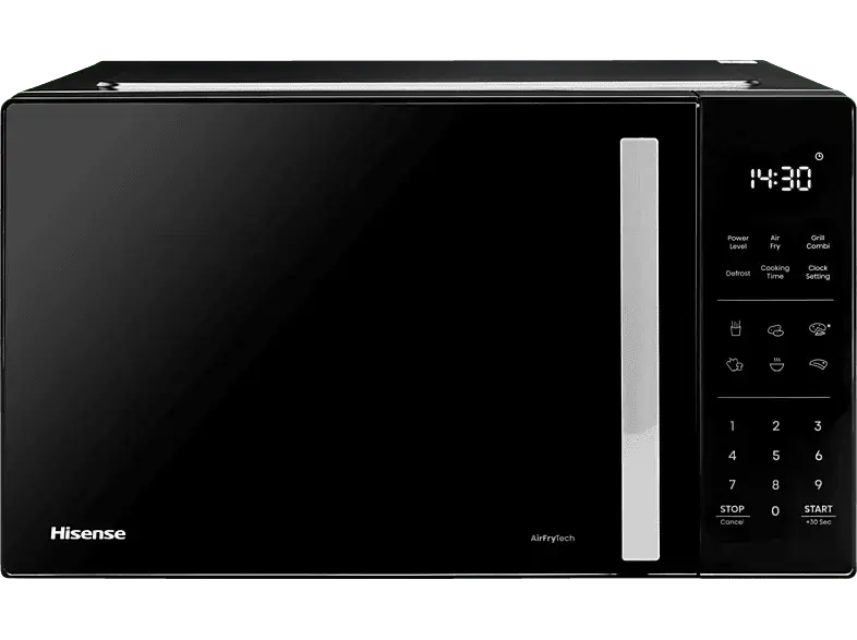 Hisense H23MOBS5HC Mikrowelle (900 Watt, Freistehend, 23 l, Schwarz)