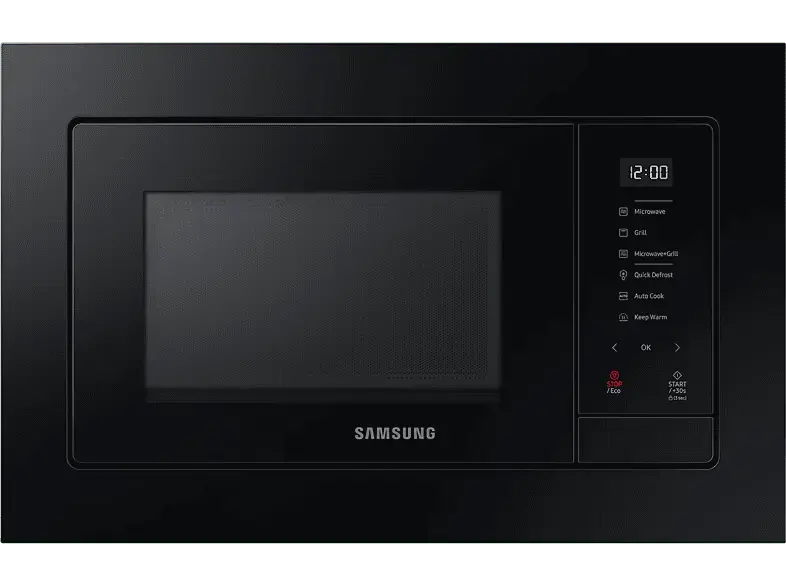 Samsung MG23A7318CK/E1 Mikrowelle (800 Watt, Einbauger&auml;t, 23 l, Schwarz)
