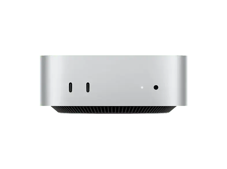 APPLE MU9D3D/A Mac mini, APPLE M4 Chip (10‑Core CPU mit 4 Performance-Kernen und 6 Effizienz-Kernen, 10-Core GPU), 16 GB RAM, 256 GB SSD, M4, macOS, Silber