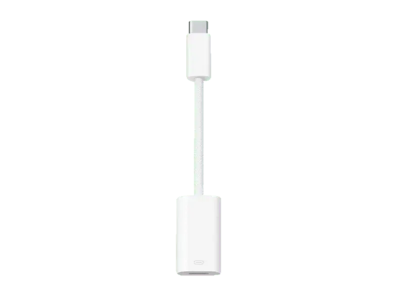 APPLE USB‑C auf Lightning, Adapter, Wei&szlig;