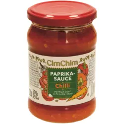 Paprika-Sauce mit Chilli, scharf, pasteurisiert