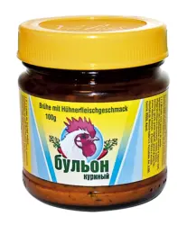 Br&uuml;he mit H&uuml;hnerfleischgeschmack