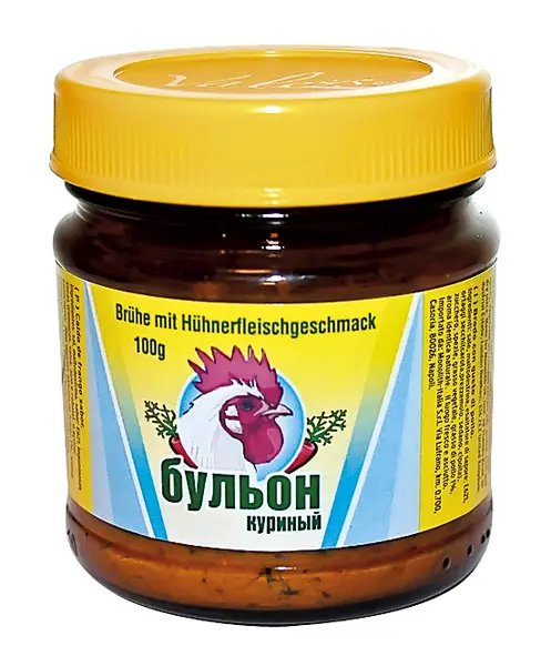 Br&uuml;he mit H&uuml;hnerfleischgeschmack