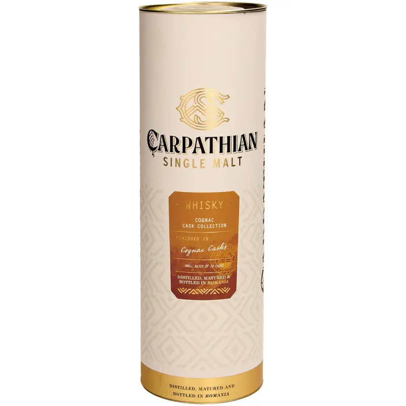 Carpathian Single Malt Whisky- Cognac-Fass-Kollektion, 40 % vol.
