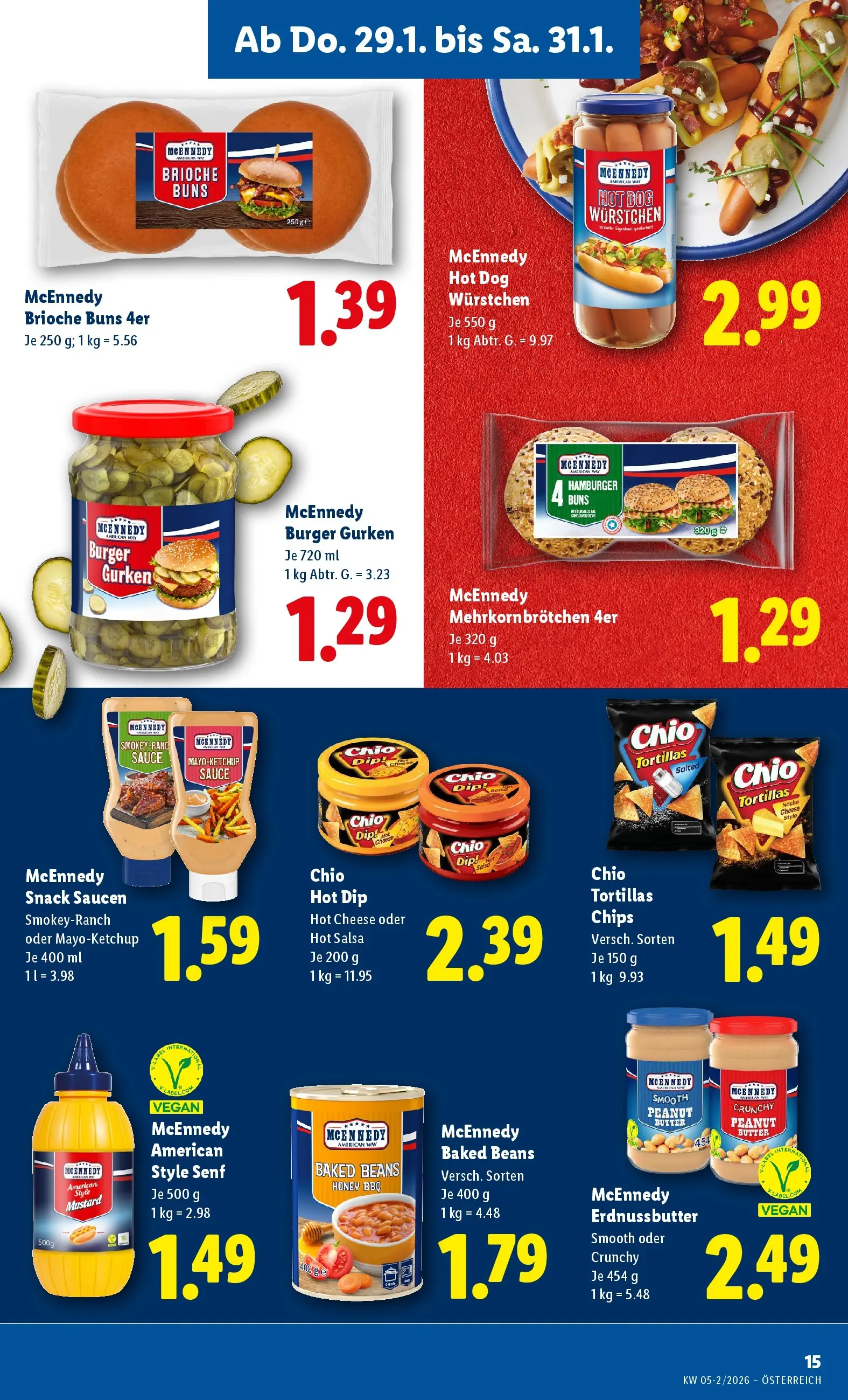 Lidl Flugblatt - Fohnsdorf, Neunkirchen, Graz ab 29.01.2026 - Angebote ab donnerstag | Seite: 17 | Produkte: Chips, Gurken, Butter