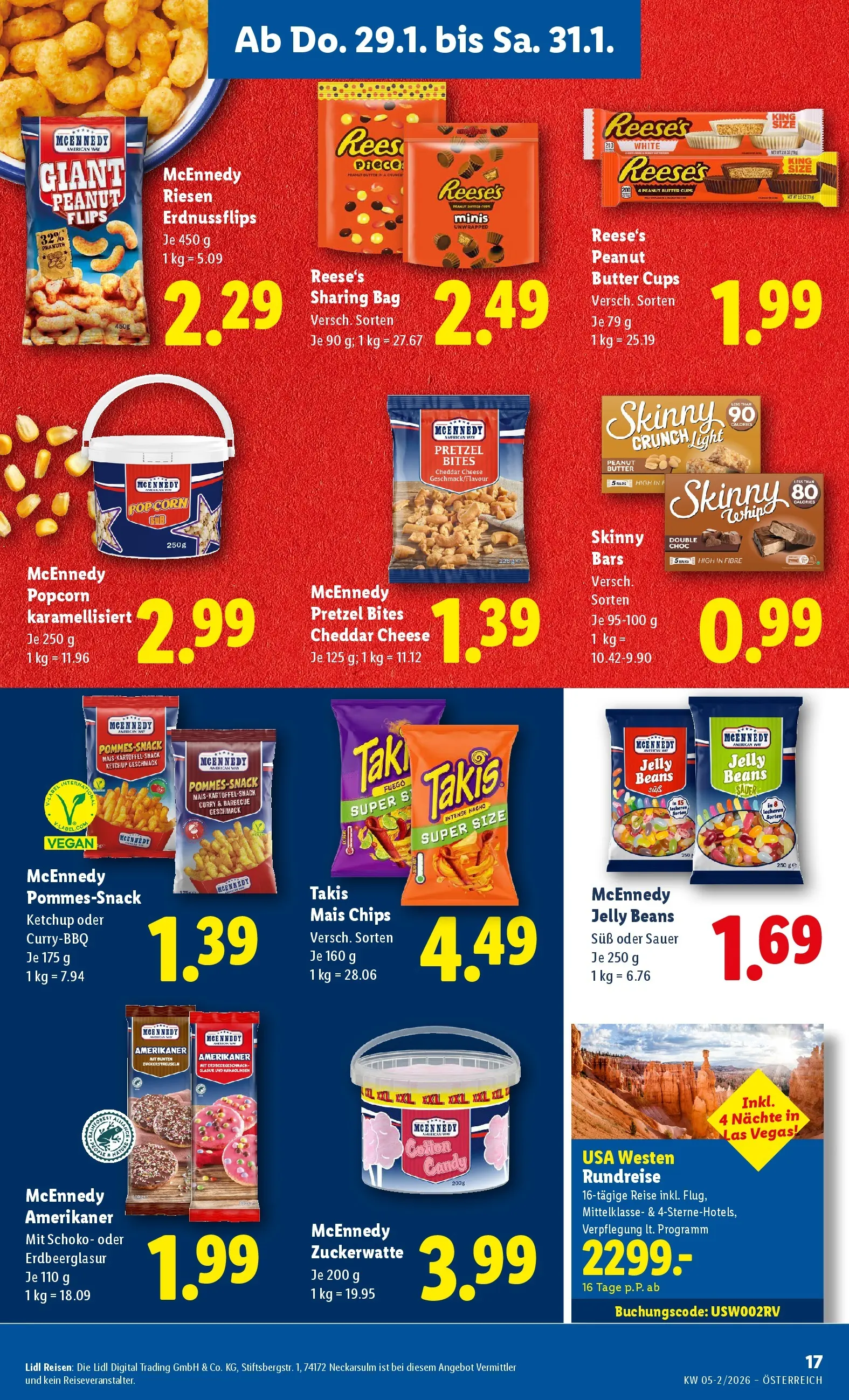 Lidl Flugblatt - Fohnsdorf, Neunkirchen, Graz ab 29.01.2026 - Angebote ab donnerstag | Seite: 19 | Produkte: Chips, Ketchup, Zucker, Butter