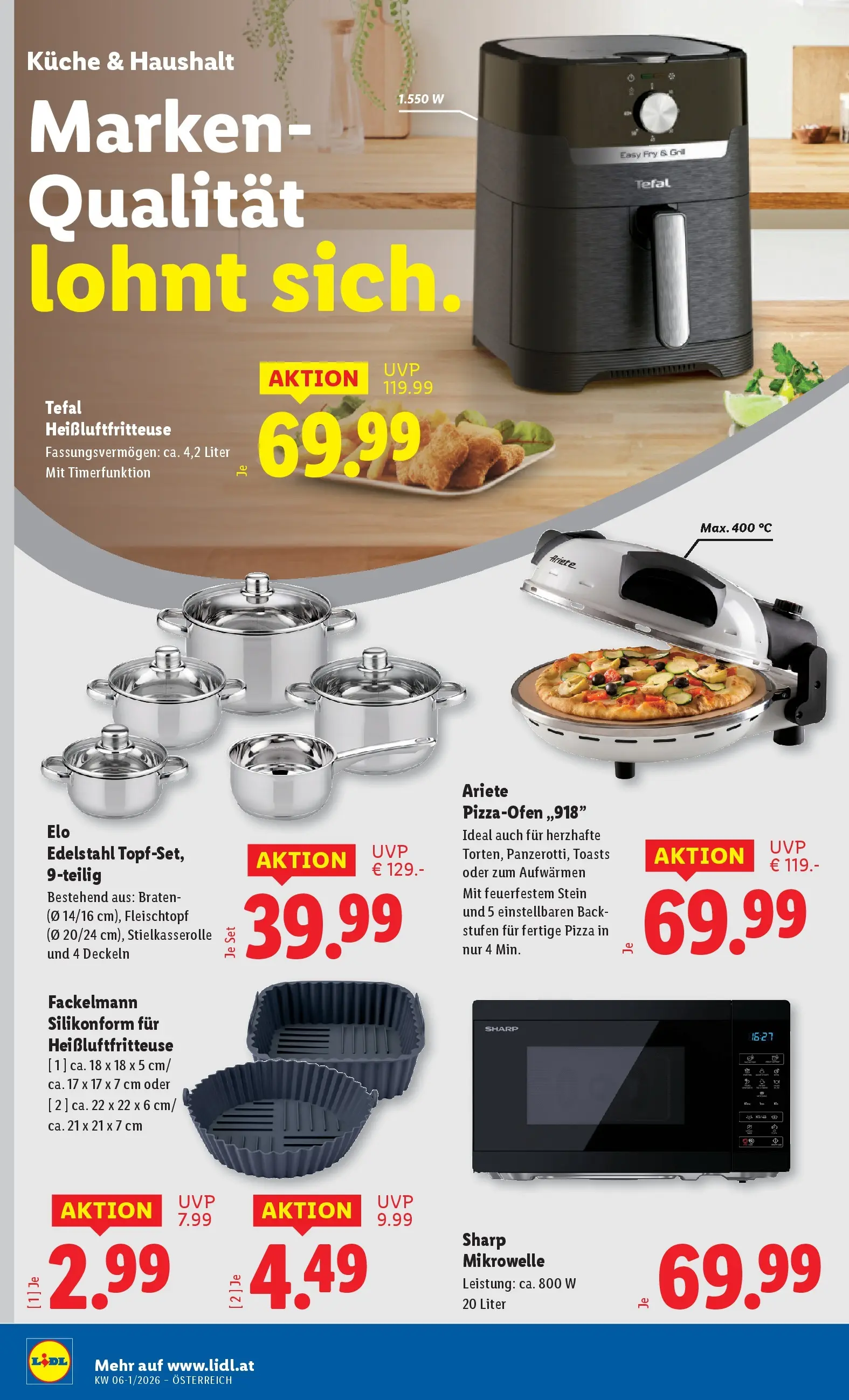 Lidl Flugblatt - Fohnsdorf, Neunkirchen, Graz ab 29.01.2026 - Angebote ab donnerstag | Seite: 32 | Produkte: Mikrowelle, Grill, Pizza
