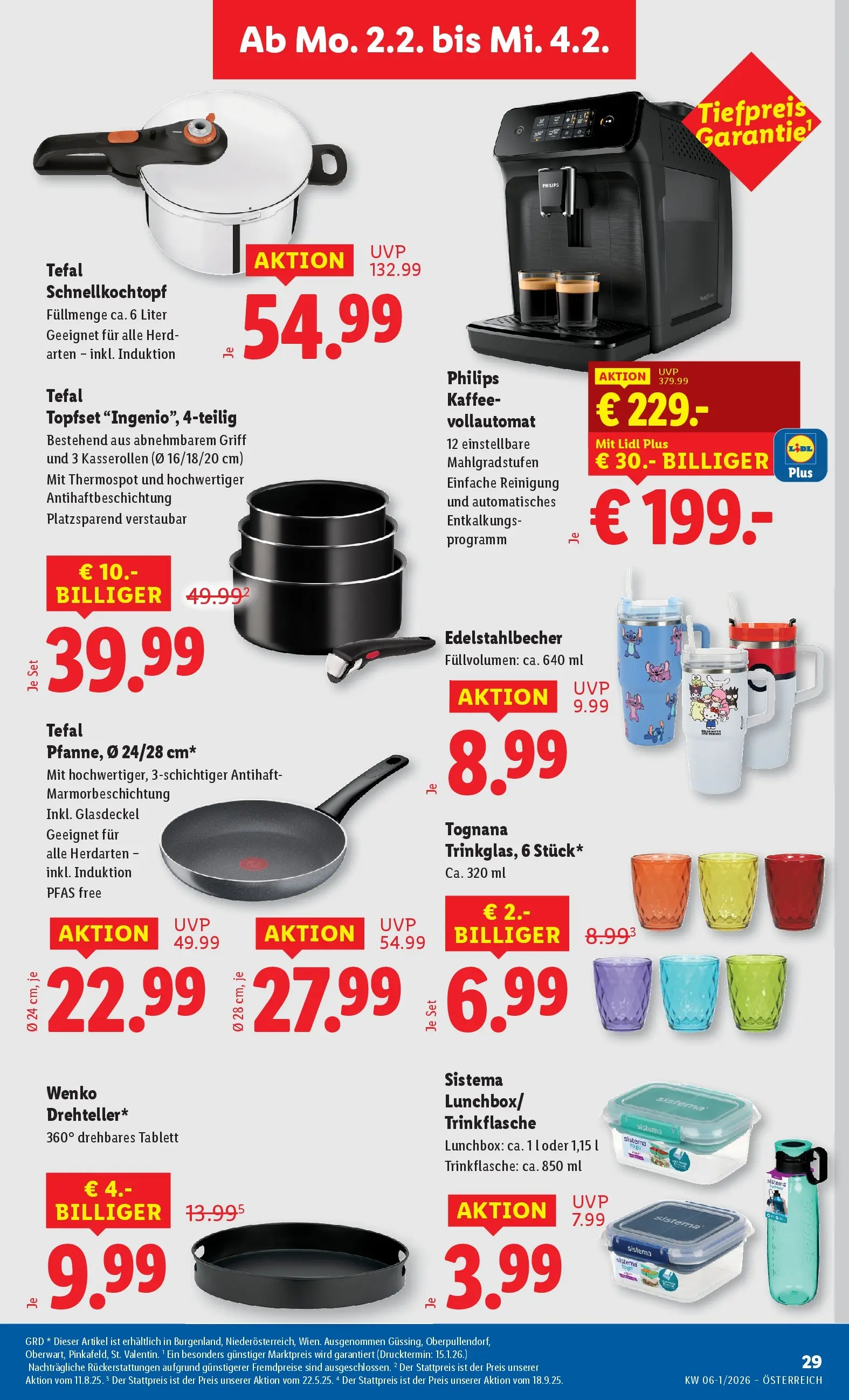 Lidl Flugblatt - Wien, Langenzersdorf, Zwettl ab 29.01.2026 - Angebote ab donnerstag | Seite: 33 | Produkte: Herd, Kaffee