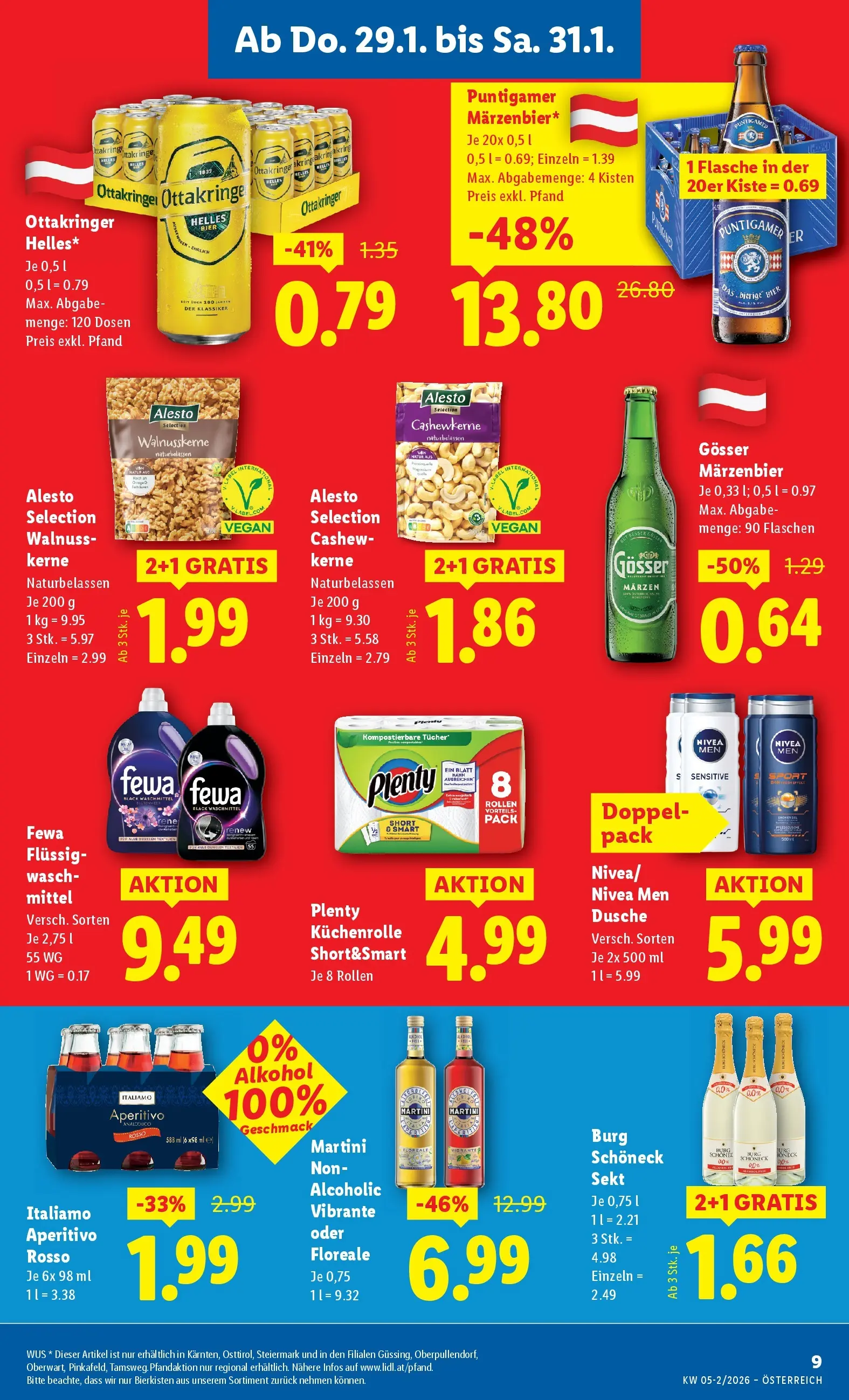 Lidl Flugblatt - Fohnsdorf, Neunkirchen, Graz ab 29.01.2026 - Angebote ab donnerstag | Seite: 11 | Produkte: Dusche, Waschmittel