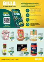 Billa Billa Let&aacute;k BILLA klub &ndash; do 27.01.2026