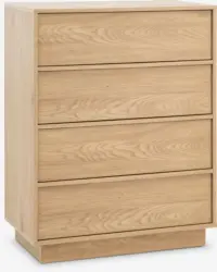 JYSK Скрин с 4 чекмеджета TRANUM цвят топъл дъб