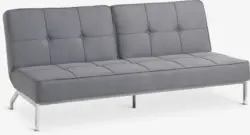 JYSK Разтегателен диван OREVAD тъмносив текстил