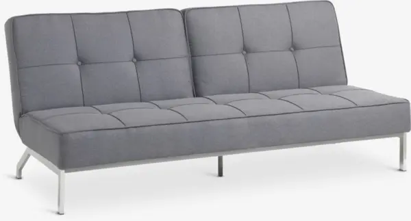 JYSK Разтегателен диван OREVAD тъмносив текстил