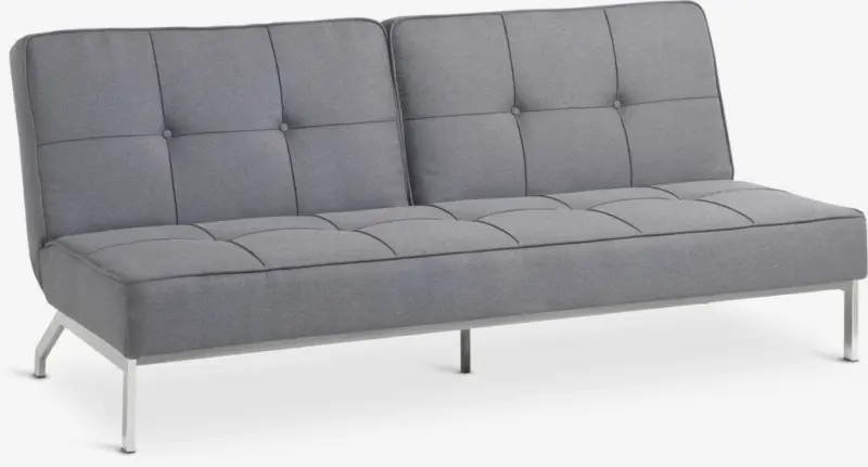 JYSK Разтегателен диван OREVAD тъмносив текстил